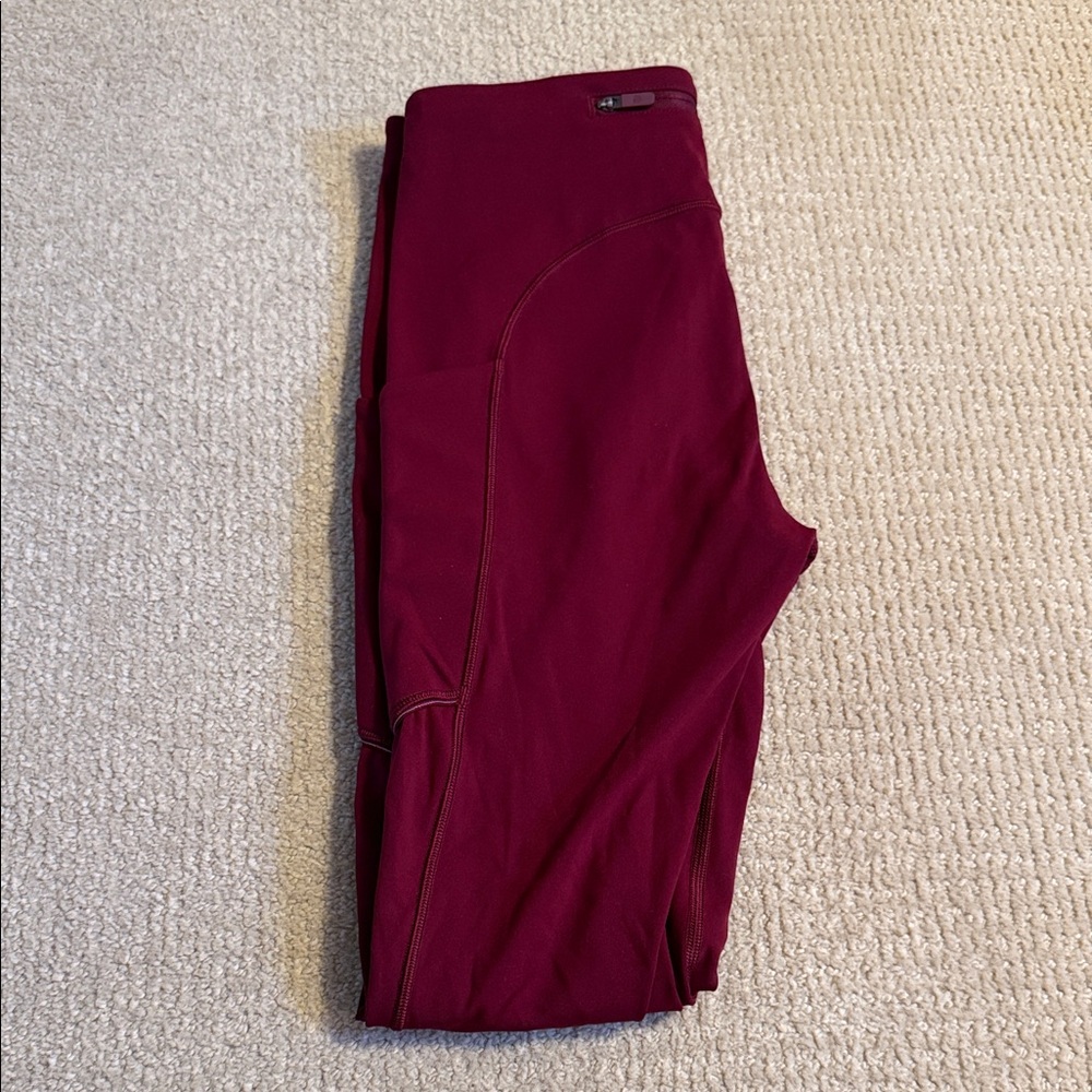 Lululemon Burgundy Leggings